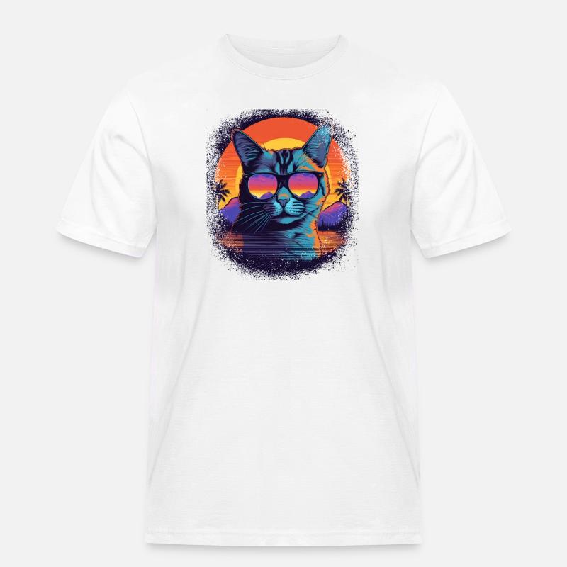 cool statement present idea sayings - Männer Workwear T-Shirt - Weiß