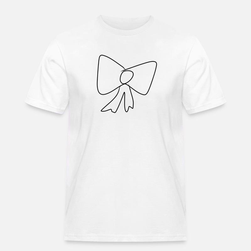 Loop Icon Pattern - Men's Workwear T-Shirt - white