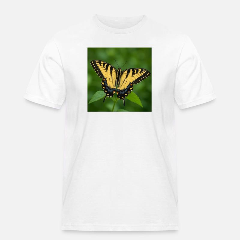 Eastern Tiger swallowtail - Men's Workwear T-Shirt - white