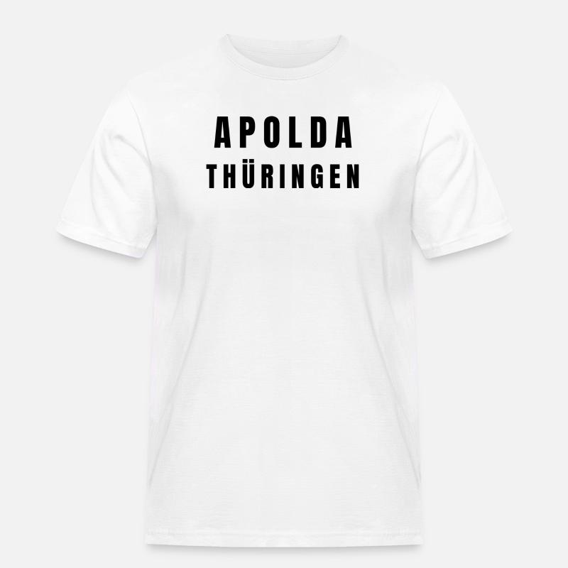 Apolda, Thuringia - Men's Workwear T-Shirt - white