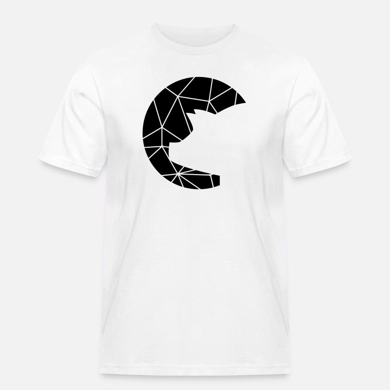 Schweini grid pattern - Men's Workwear T-Shirt - white