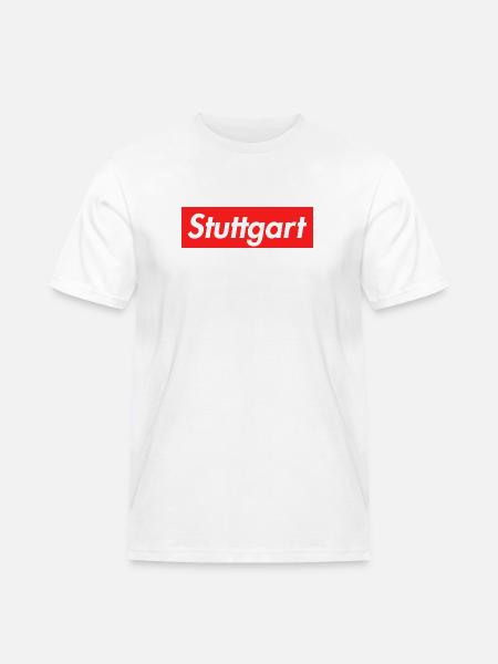City of Stuttgart - Men's Workwear T-Shirt - white