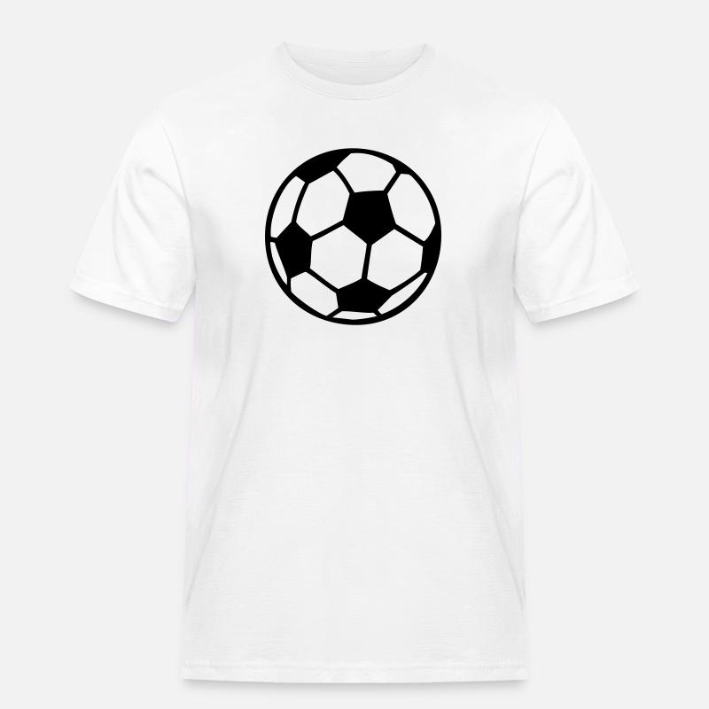 Fußball - Männer Workwear T-Shirt - Weiß