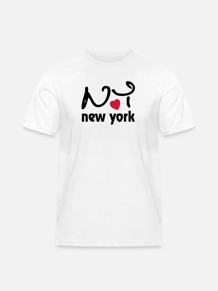 I Love New York - T-shirt Workwear homme - blanc
