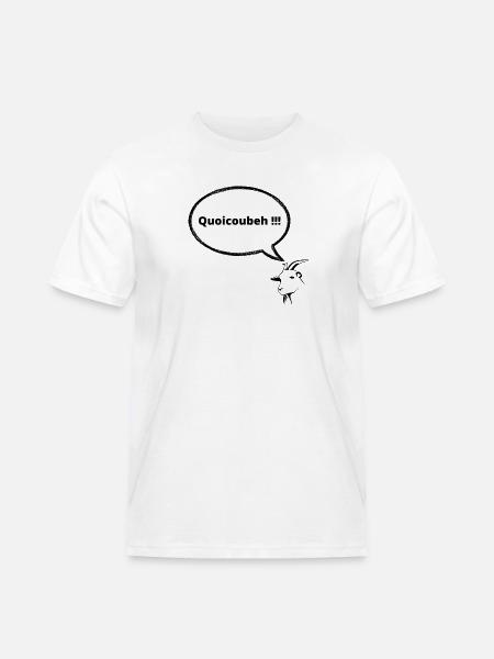 chèvre quoicoubeh ! - T-shirt Workwear homme - blanc