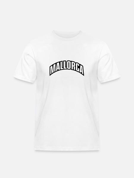 Mallorca Font - Men's Workwear T-Shirt - white