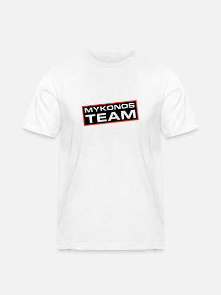 Mykonos Team - Men's Workwear T-Shirt - white