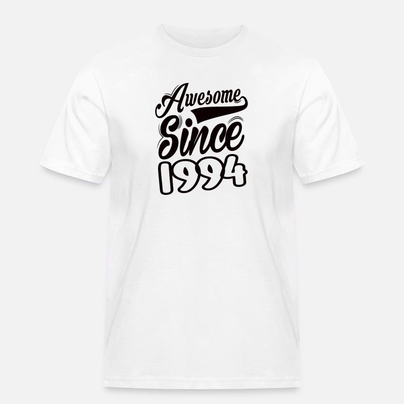 Awesome Since 1994 - Männer Workwear T-Shirt - Weiß