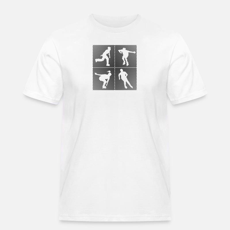 Rollers Rollers Rollers Rollers - T-shirt Workwear homme - blanc