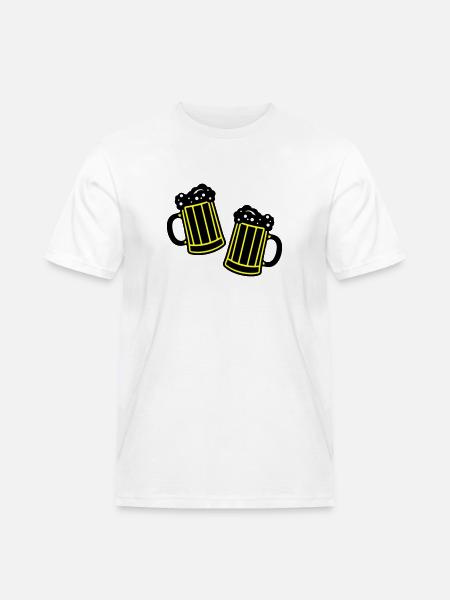 Beer Symbol Booze - Men's Workwear T-Shirt - white