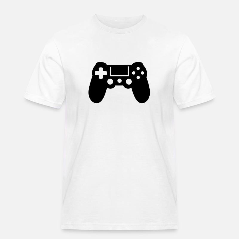 Videospiel-Controller - Männer Workwear T-Shirt - Weiß
