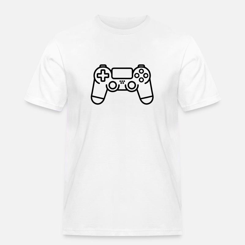Controller für Videospiele - Männer Workwear T-Shirt - Weiß