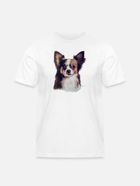 Chihuahua - Männer Workwear T-Shirt - Weiß
