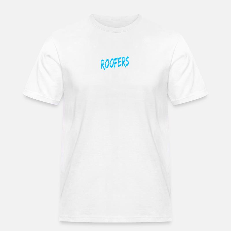 Master roofer roofer beard gift - Men's Workwear T-Shirt - white