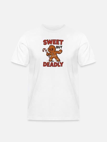 Süß, Aber Gefährlich Gingerbread - Men's Workwear T-Shirt - white
