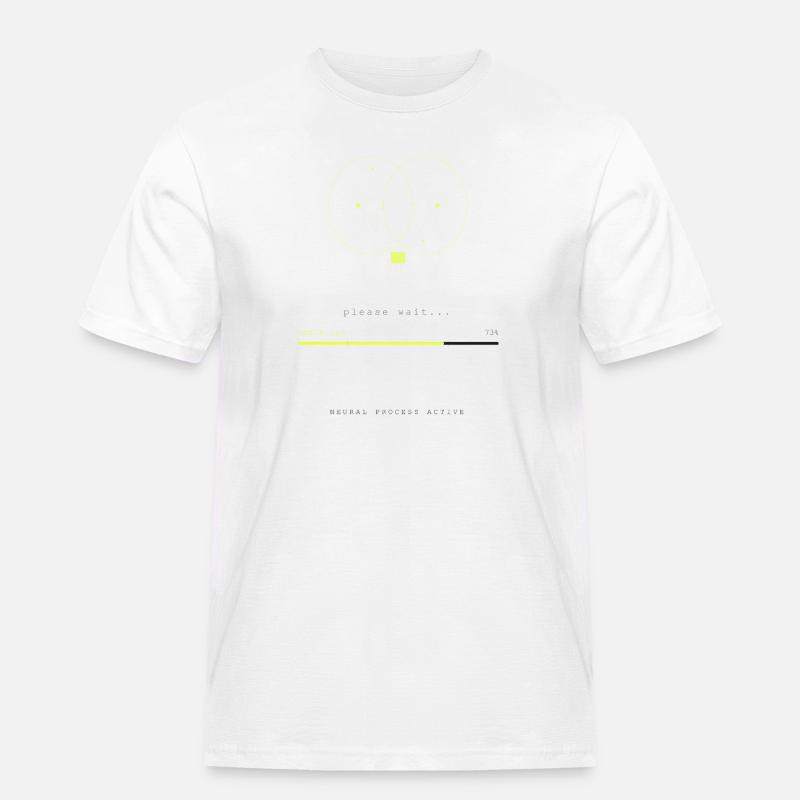 BRAIN.EXE IS LOADING - Men's Workwear T-Shirt - white