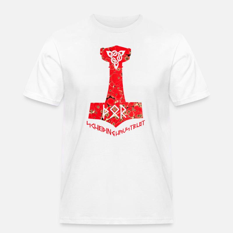 mabon scheiding haustblot e 245 - Männer Workwear T-Shirt - Weiß