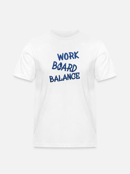 snowboarding boarden - Männer Workwear T-Shirt - Weiß