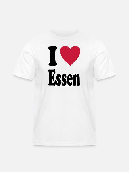 I love food - Men's Workwear T-Shirt - white