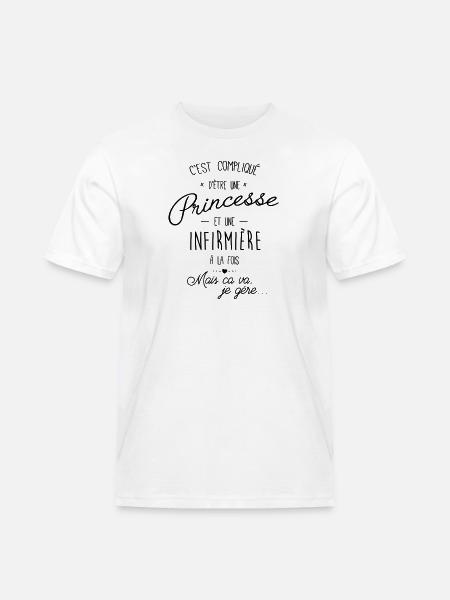 Princesse et infirmière - T-shirt Workwear homme - blanc