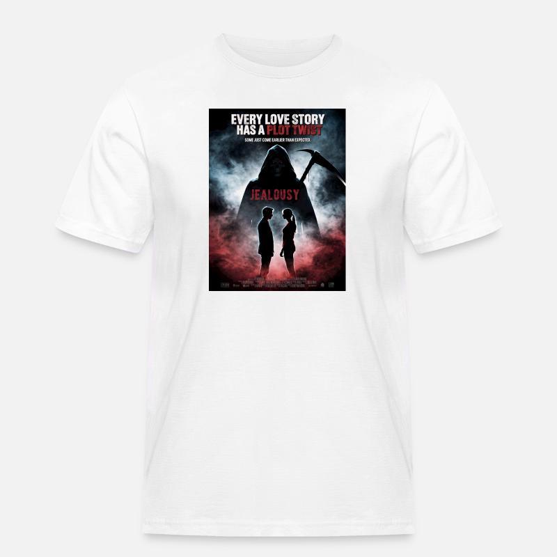 Plot Twist Liebe Eifersucht - Männer Workwear T-Shirt - Weiß