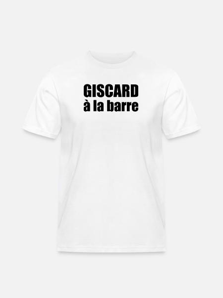 Giscard à la barre - T-shirt Workwear homme - blanc