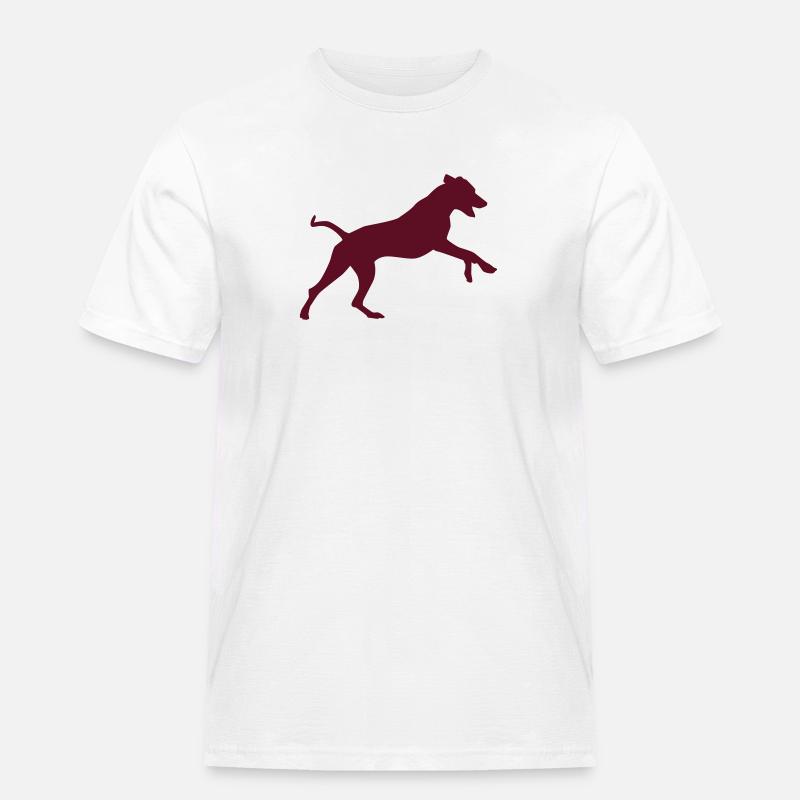 Rhodesian Ridgeback - Männer Workwear T-Shirt - Weiß