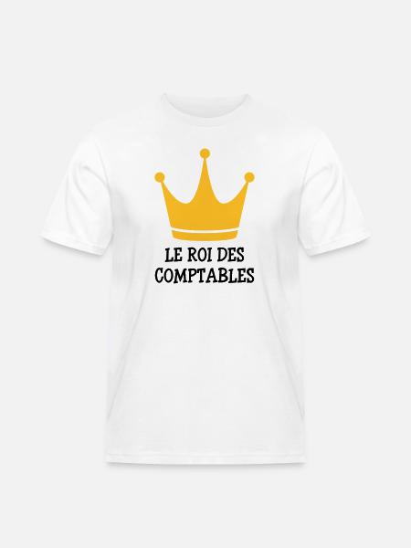 Accountant / Accounting / Comptable / Comptabilité - Men's Workwear T-Shirt - white