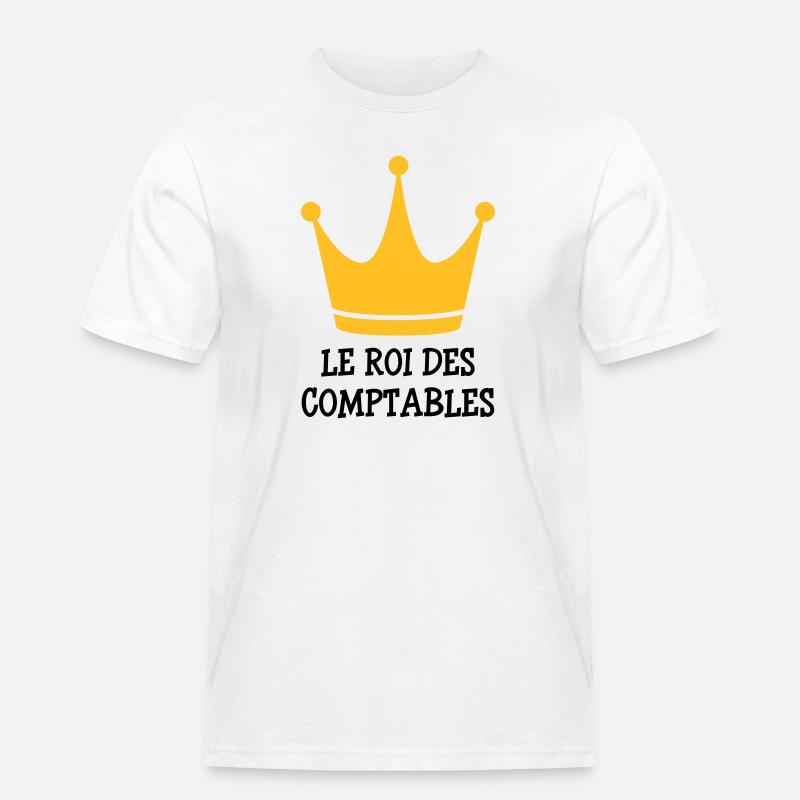 Accountant / Accounting / Comptable / Comptabilité - Men's Workwear T-Shirt - white