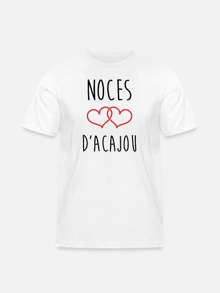 Mahogany Wedding 27 Years - Men's Workwear T-Shirt - white