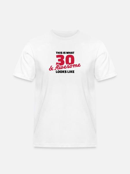 30 Birthday - Men's Workwear T-Shirt - white