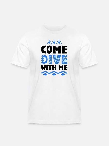 Funny sayings for divers - Men's Workwear T-Shirt - white