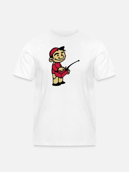 modell Kind mit Modellfunksteuerung - Männer Workwear T-Shirt - Weiß