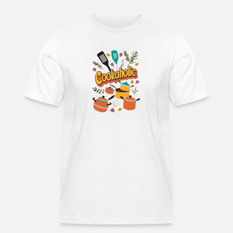 Koch kochen lecker Geschenk - Männer Workwear T-Shirt - Weiß