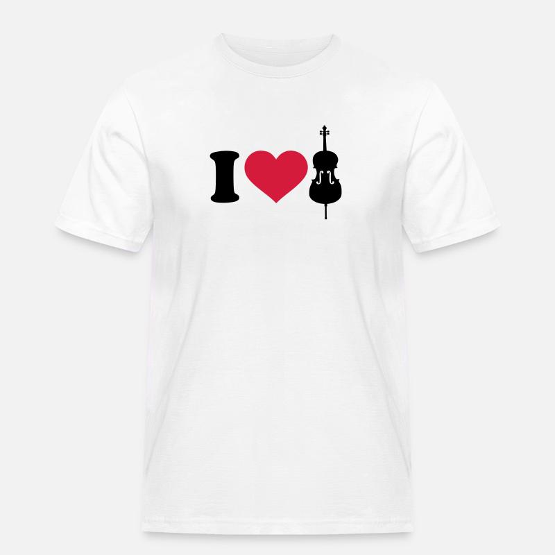 Cello - Männer Workwear T-Shirt - Weiß