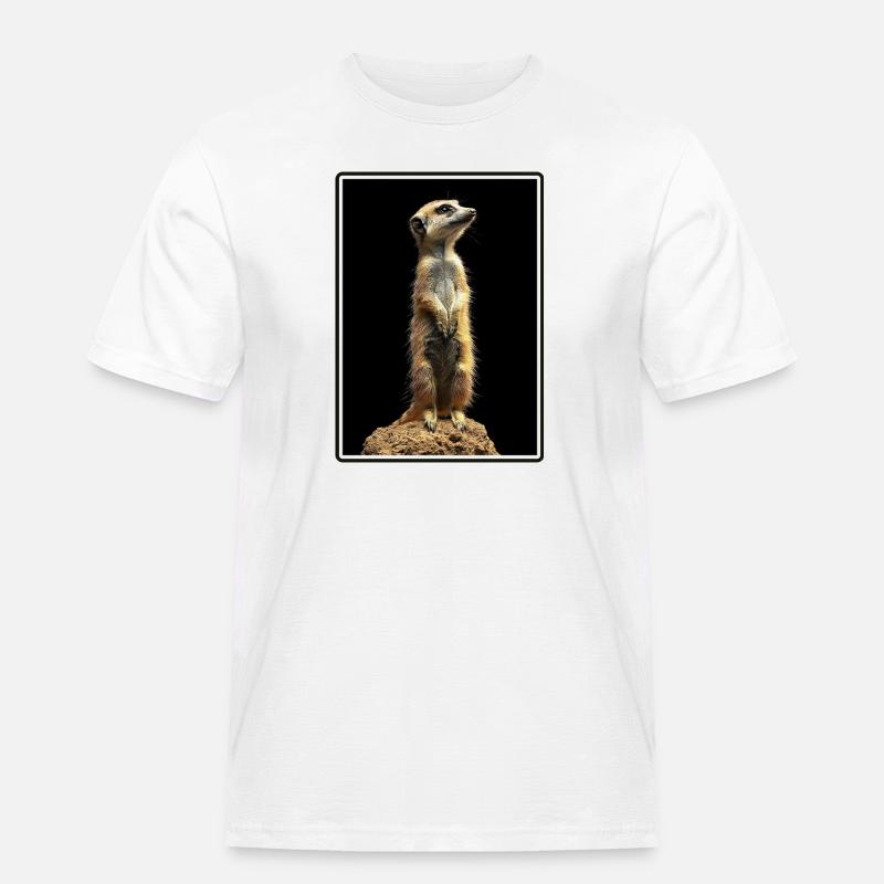 Suricate Erdmännchen - T-shirt Workwear homme - blanc