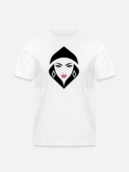 Cobra Queen – powerful, feminine, and commanding - Men's Workwear T-Shirt - white