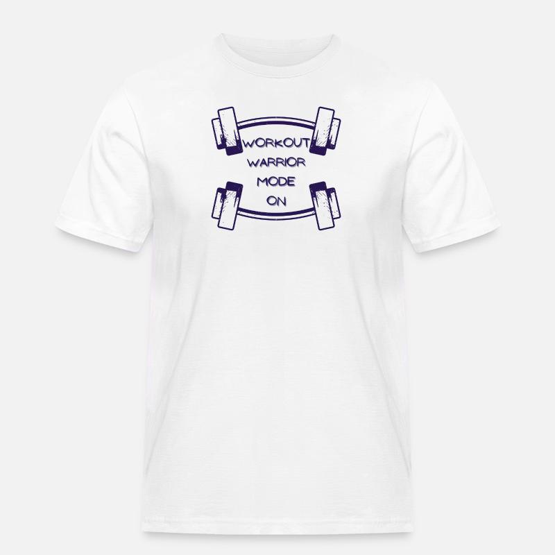 Workout-Krieger-Modus ein - 1 - Männer Workwear T-Shirt - Weiß