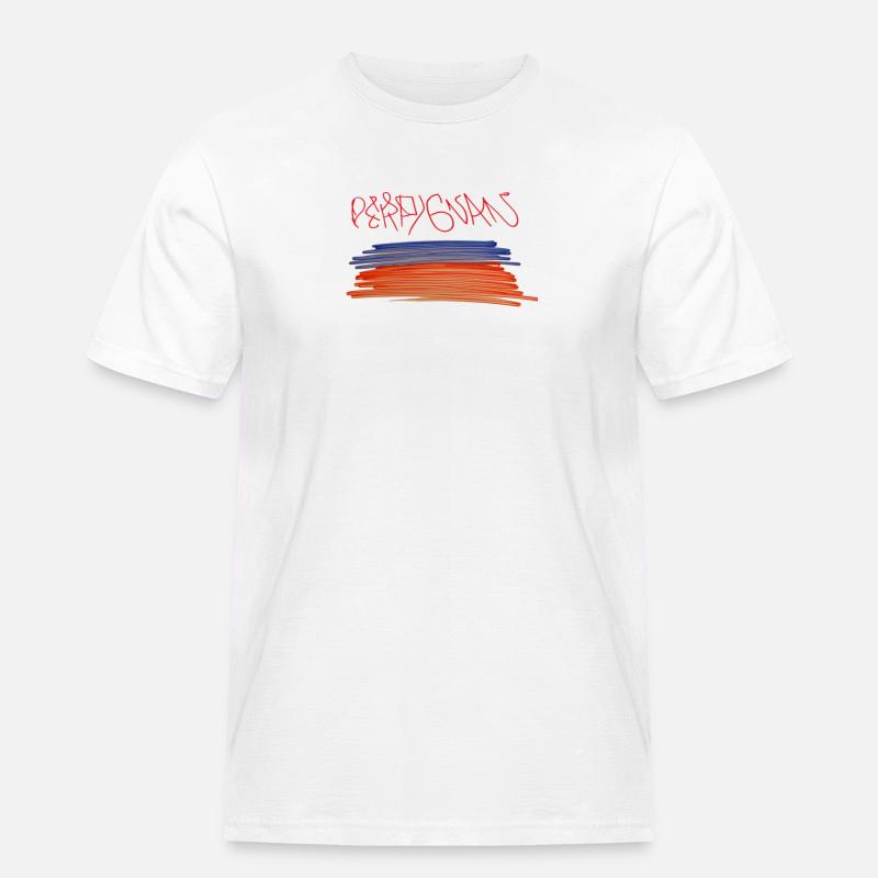 Perpignan Perpignan Perpignan - Männer Workwear T-Shirt - Weiß