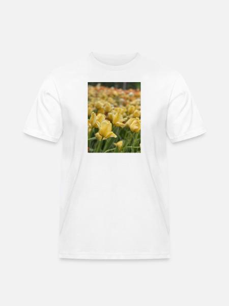 Tulipe Jaune mer - T-shirt Workwear homme - blanc