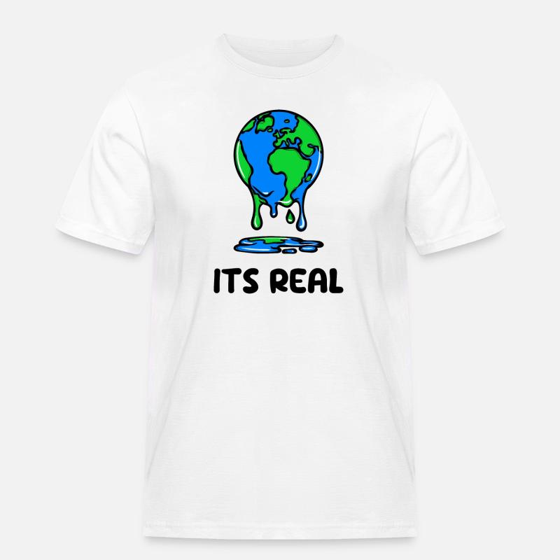 Mutter Erde Statement Planet Umweltfreundlich - Männer Workwear T-Shirt - Weiß