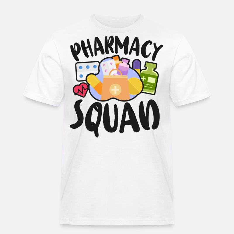 Pharmacy Tech Technician - Men's Workwear T-Shirt - white