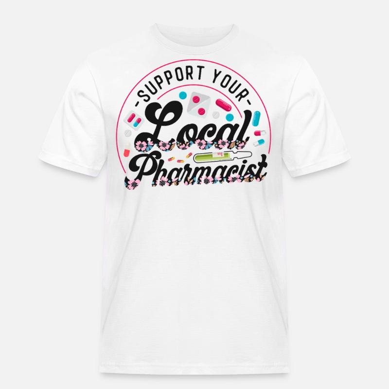 Pharmacy Tech Technician - Men's Workwear T-Shirt - white