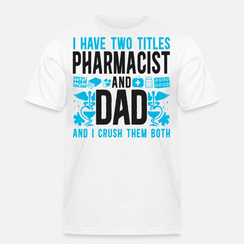 Pharmacy Tech Technician - Männer Workwear T-Shirt - Weiß