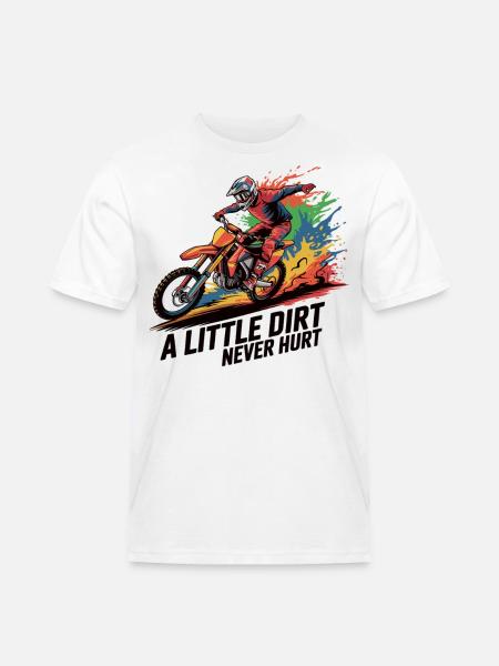 Motocross: Dirty passion - Men's Workwear T-Shirt - white