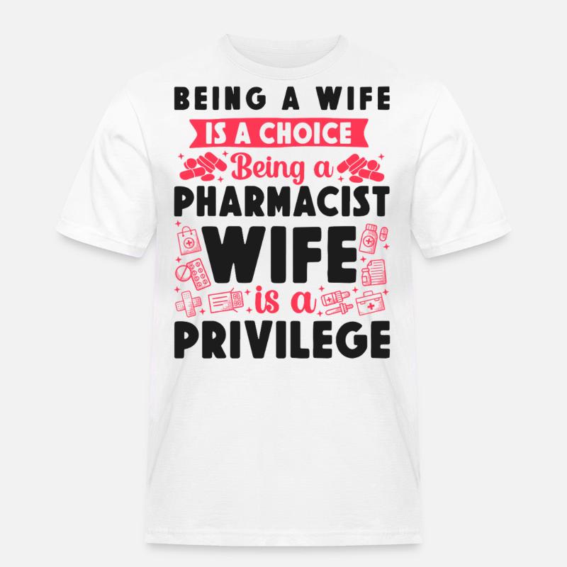 Pharmacy Tech Technician - Männer Workwear T-Shirt - Weiß