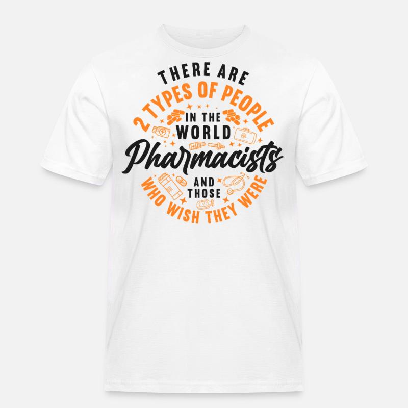 Pharmacy Tech Technician - Männer Workwear T-Shirt - Weiß