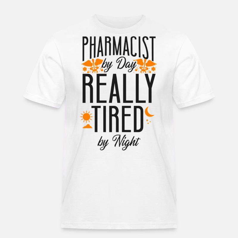Pharmacy Tech Technician - Männer Workwear T-Shirt - Weiß