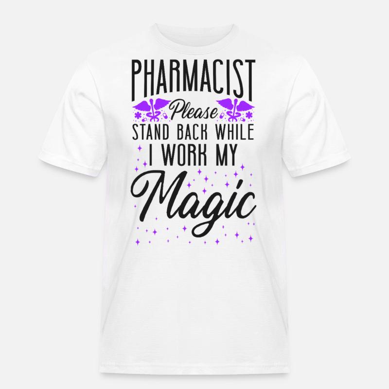 Pharmacy Tech Technician - Männer Workwear T-Shirt - Weiß