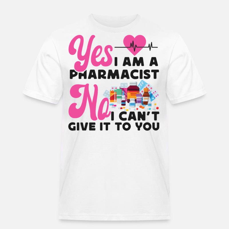 Pharmacy Tech Technician - Männer Workwear T-Shirt - Weiß